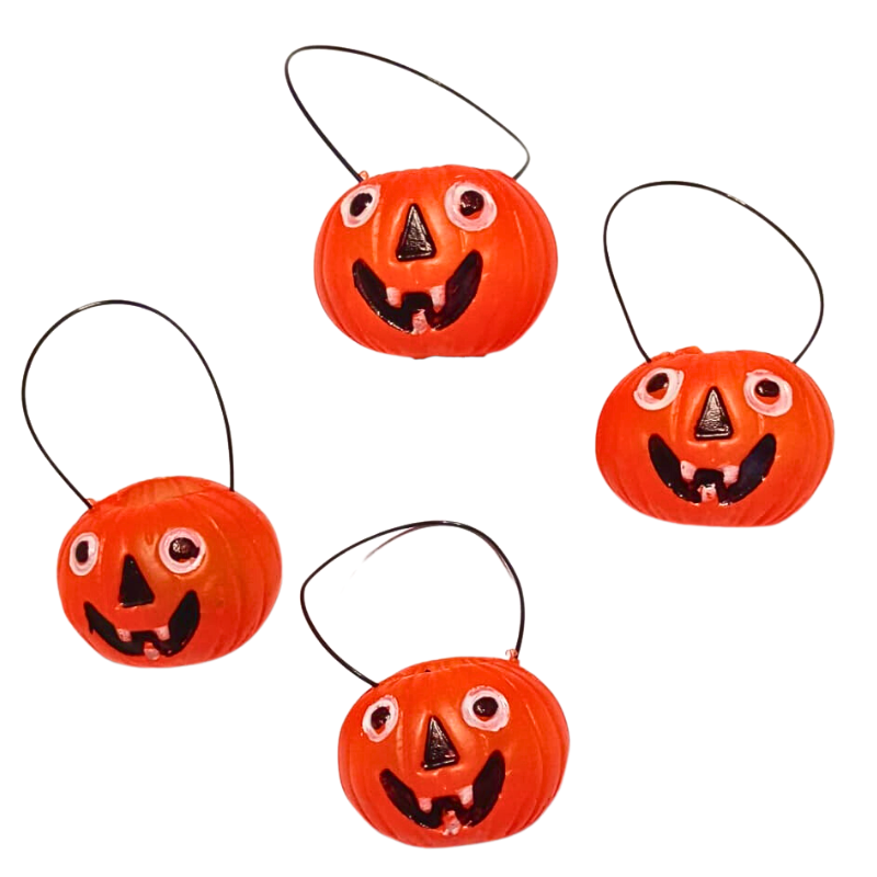 Calabaza decorativa de tamaño mini del clásico color naranja