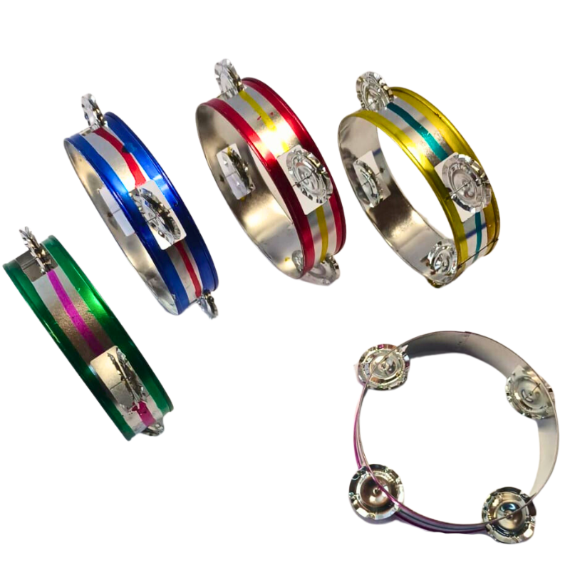 Pandero metálico chico