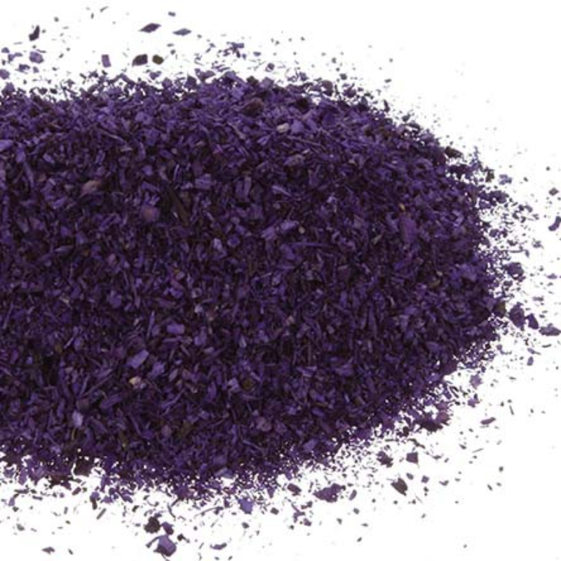aserrin teñido de morado
