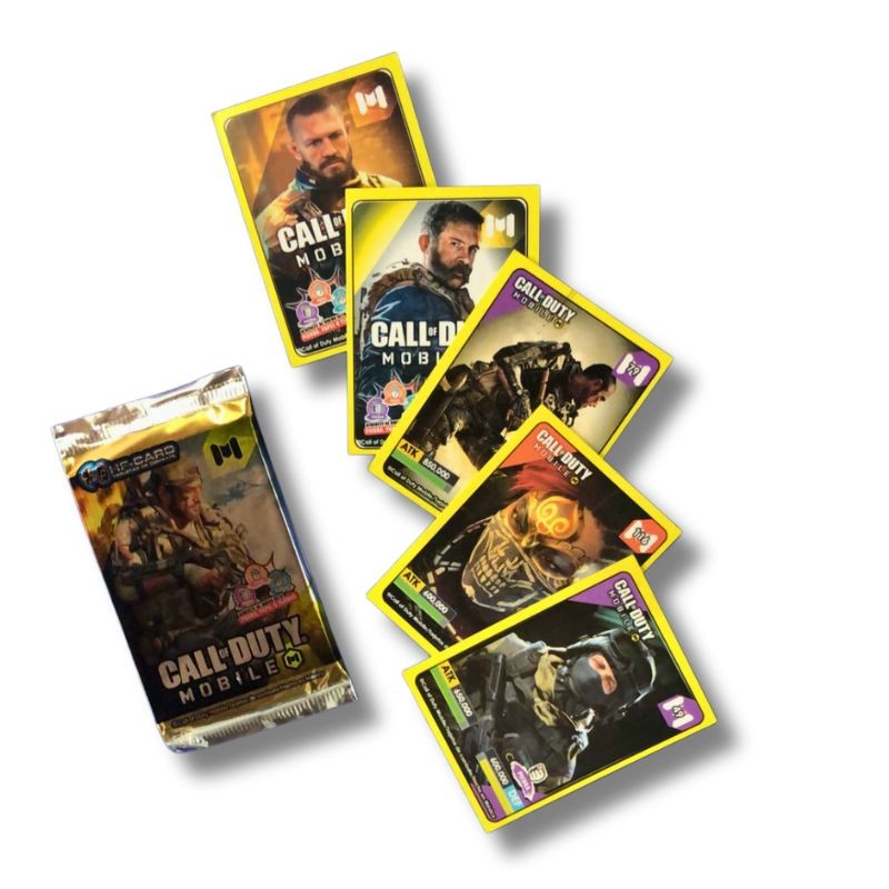 tarjeta panini Call of Duty