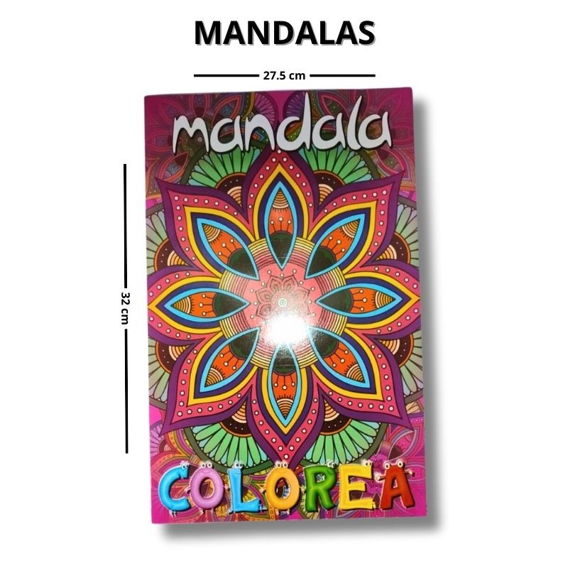 libro de colorear de mandalas