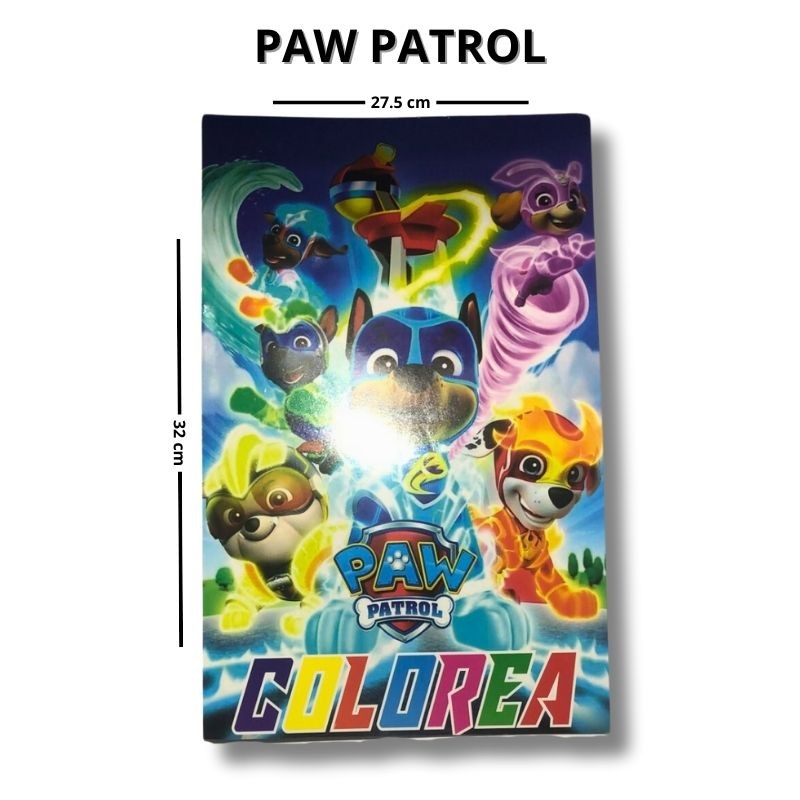 libro de colorear de paw patrol