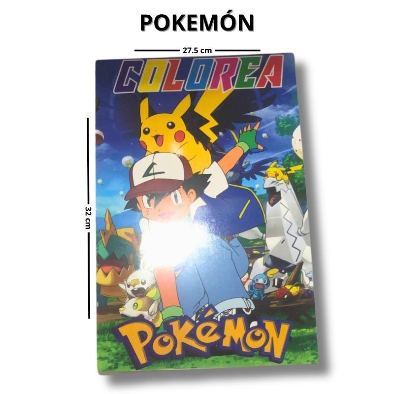 libro de colorear de pikachu