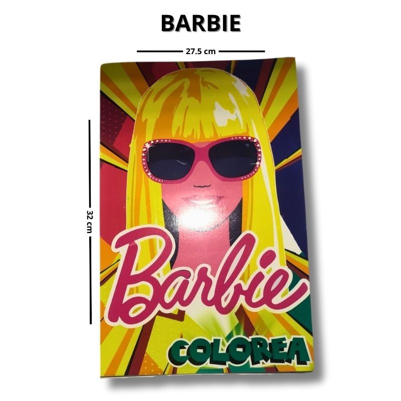 libro de colorear de barbie