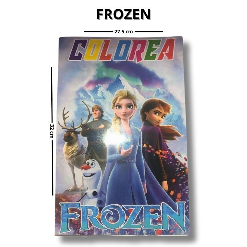 libro de colorear de frozen