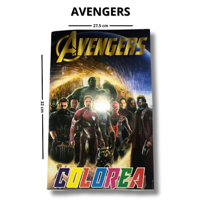 libro de colorear de los vengadores