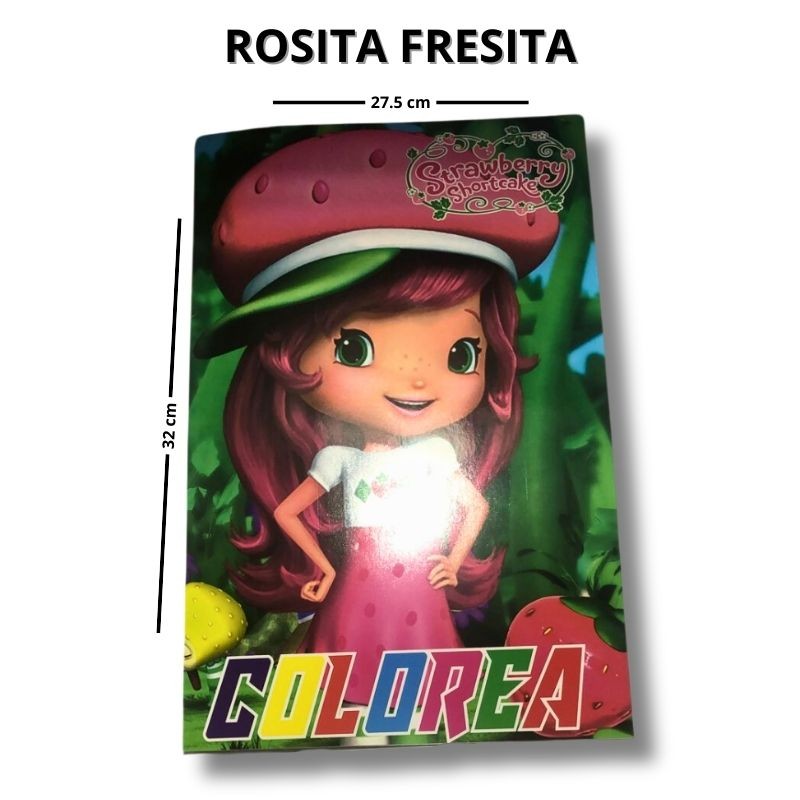 libro de colorear de rosita fresita