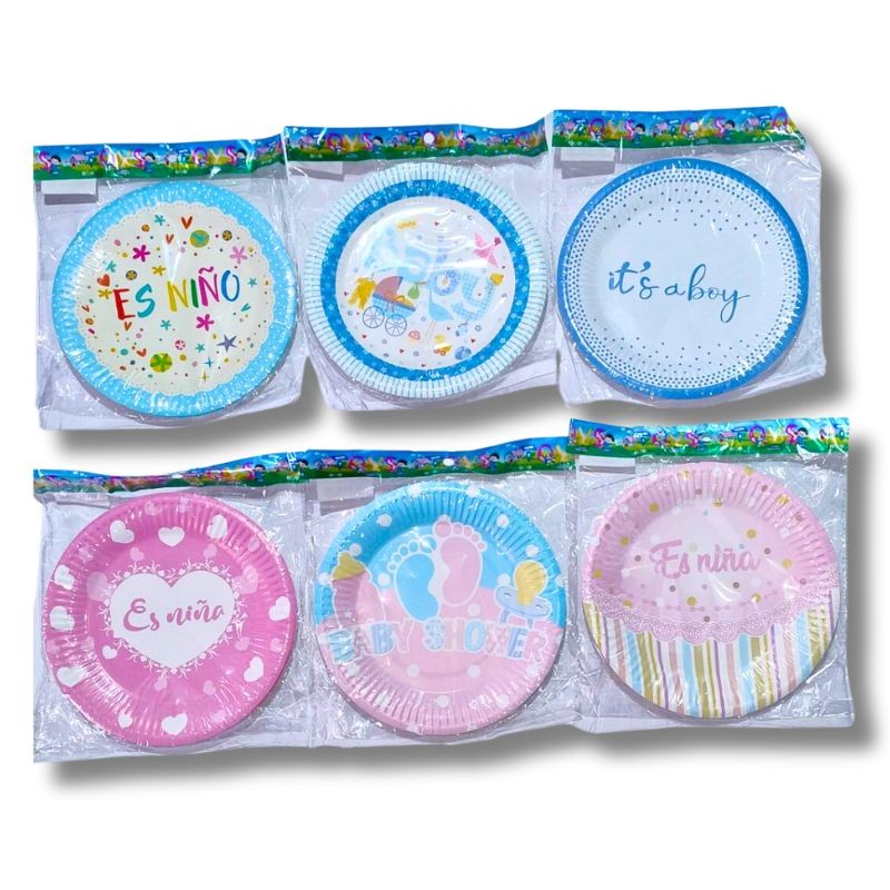 plato para evento de bebé
