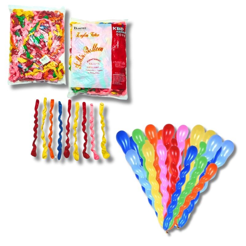 globo de mimo espiral