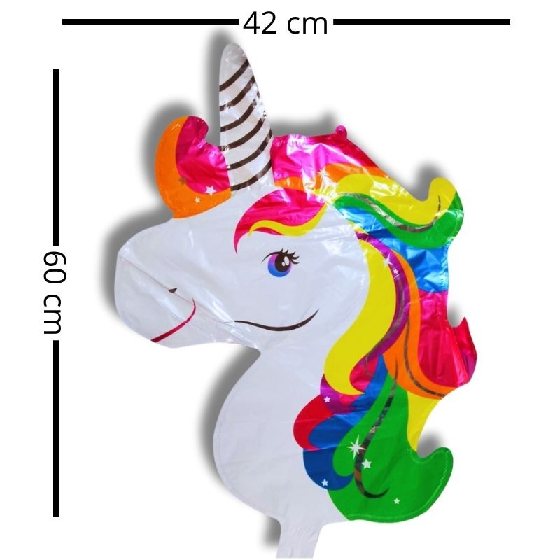 Globo metálico unicornio - perfecto para fiestas temáticas