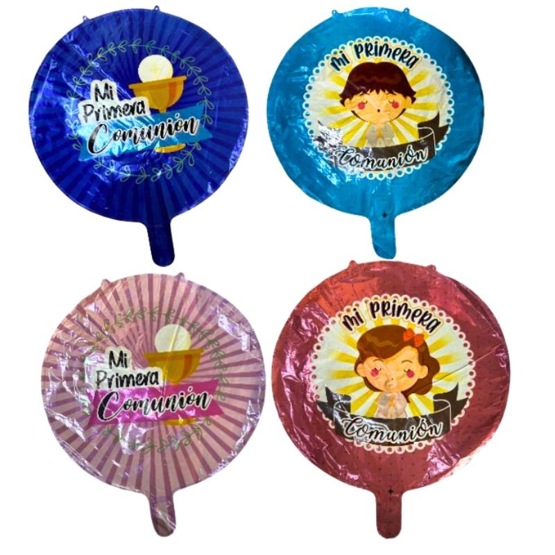 Globo "Primera Comunión" Q-148B 50 Piezas para Fiesta