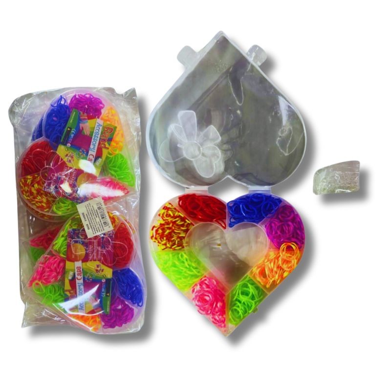 Ligas para Pulsera Estuche Corazón