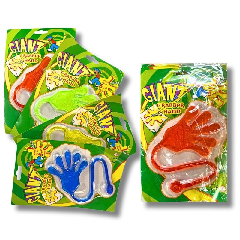 Manitas Pegajosas Gigantes Paquete 12 Piezas