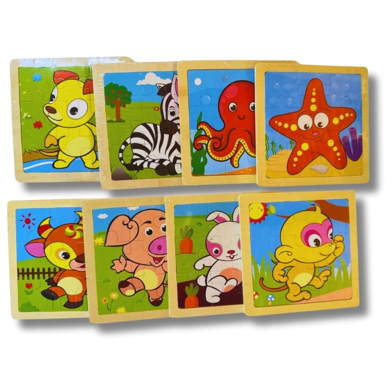 Rompecabezas Didáctico para Niños en Madera