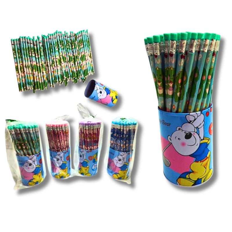 Bote de Lápices Coloridos Candy Bear