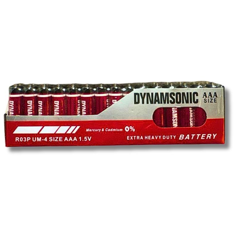 Set de Pilas Dynamsonic AAA (15 Paquetes de 4)
