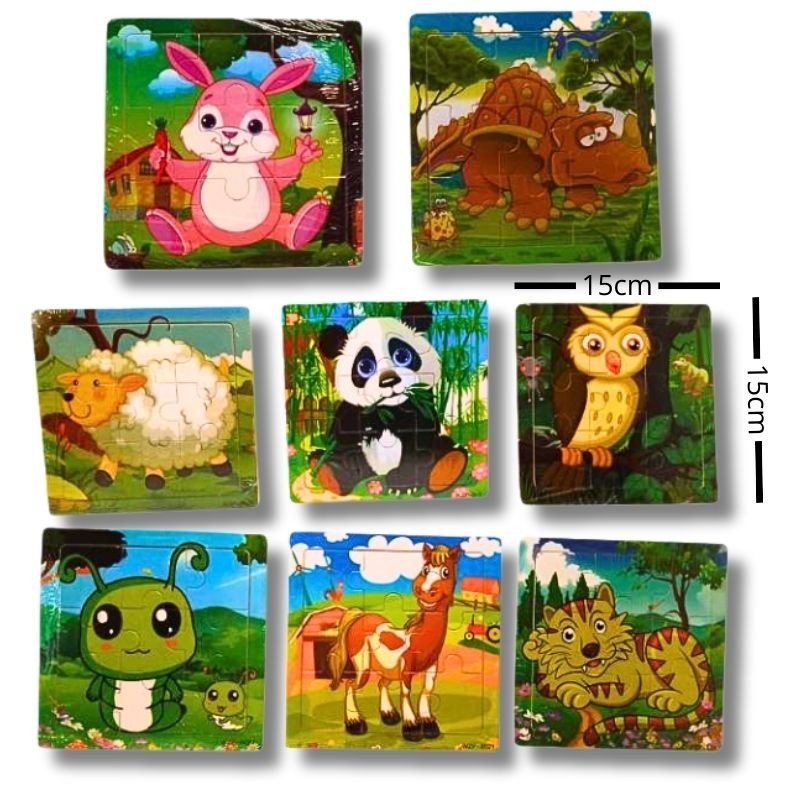 Puzzle de Triplay Resistente (15x15 cm)