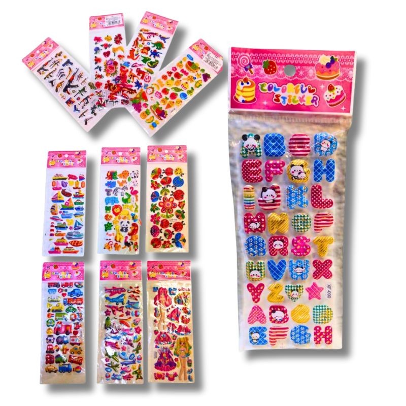 Stickers creativos figuritas varias