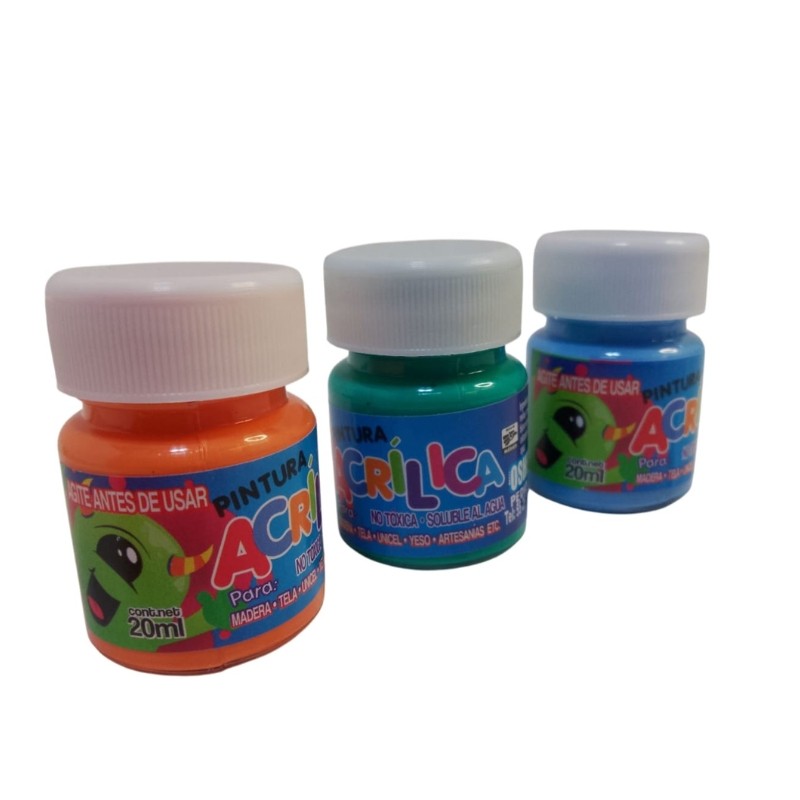 Pintura Acrílica para Arte y Manualidades – Pack 10