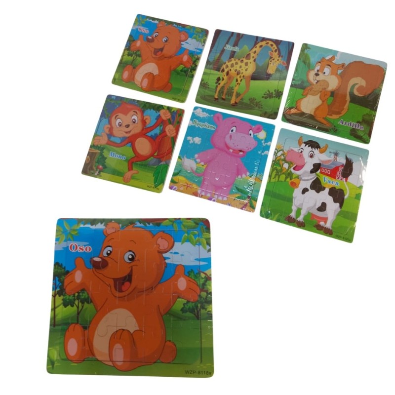 rompecabezas pequeño de animales