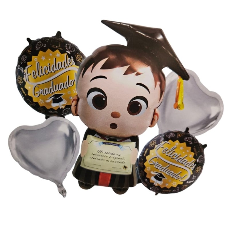 globo de niño graduado
