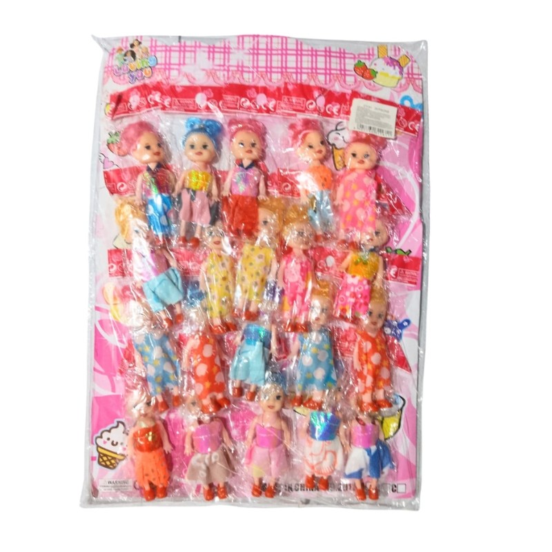 paquete de muñecas con ropa