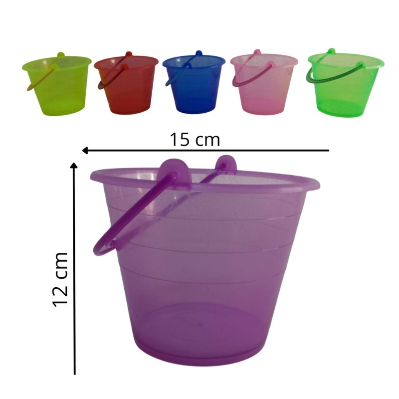 cubeta de colores infantil