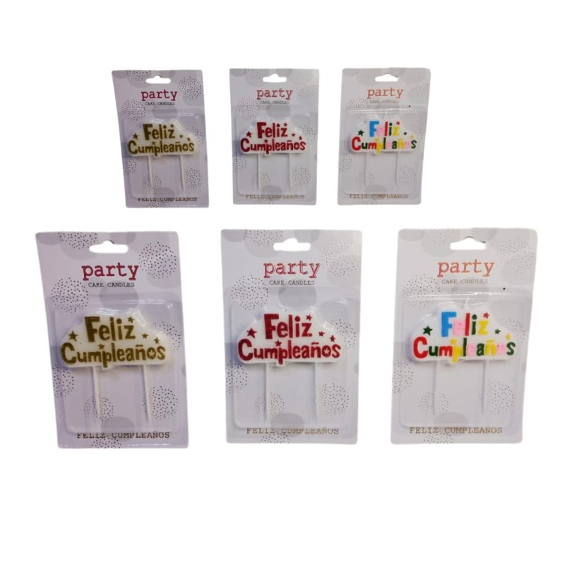 velas para pastel