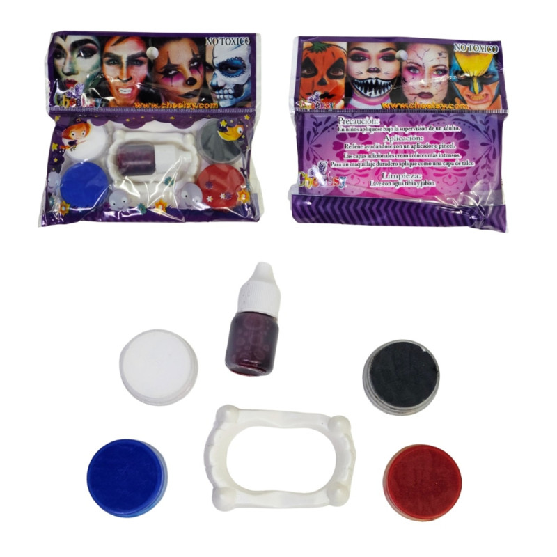 maquillaje y sangre