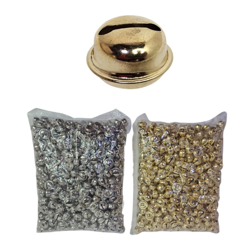 cascabel oro y plata
