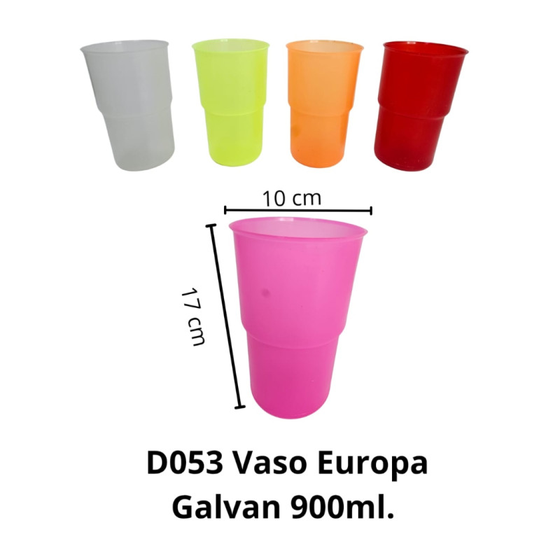 vasos de colores