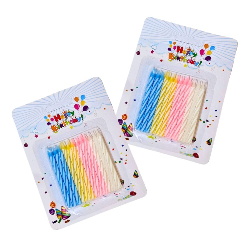 velas de colores
