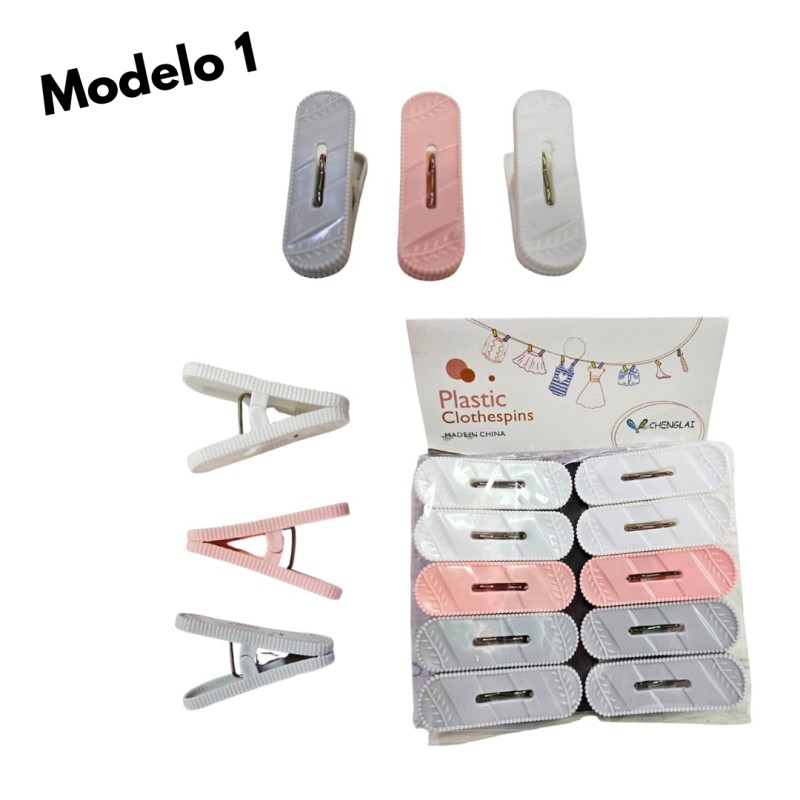 paquete de pinzas