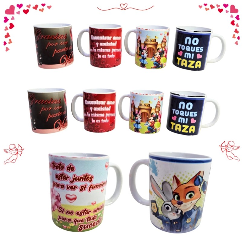 taza con frases