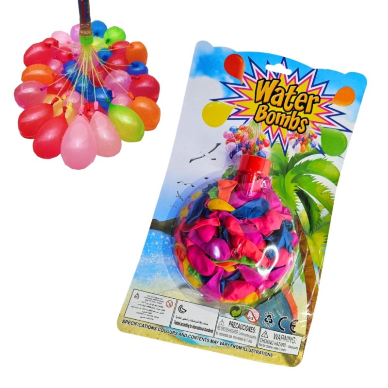 globos con bomba agua