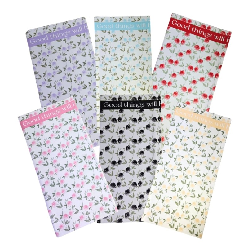 papel coreano flores