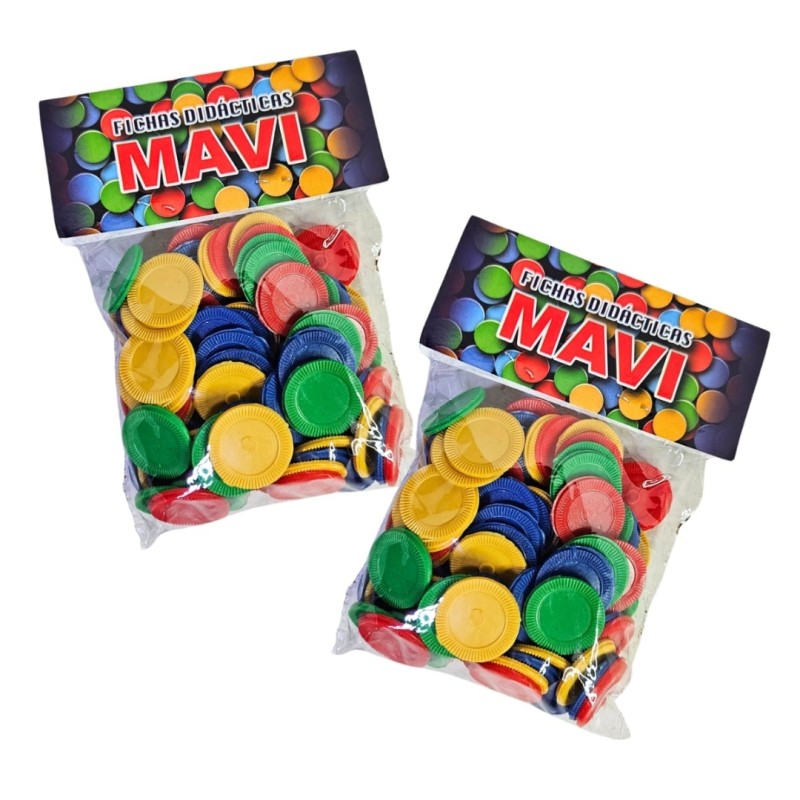 fichas de colores para juegos de mesa