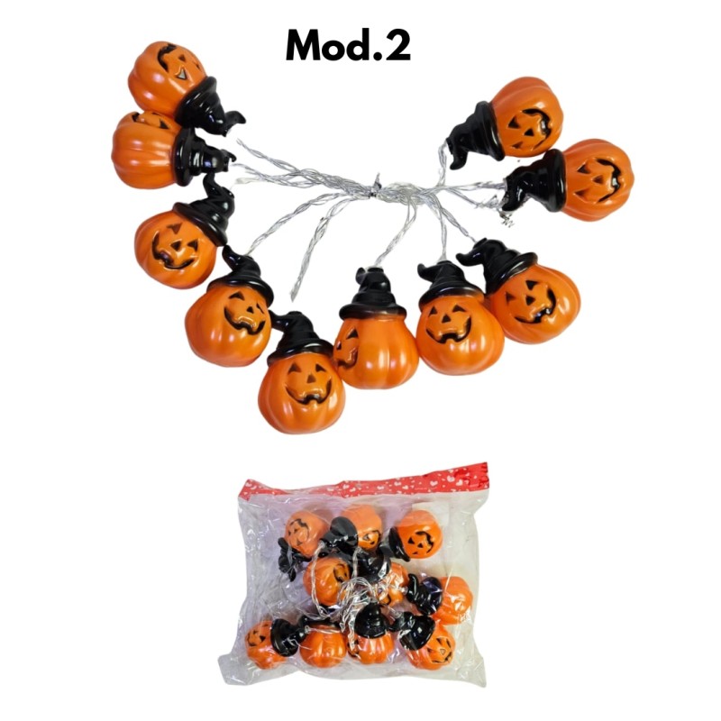 serie de luz con diseño halloween
