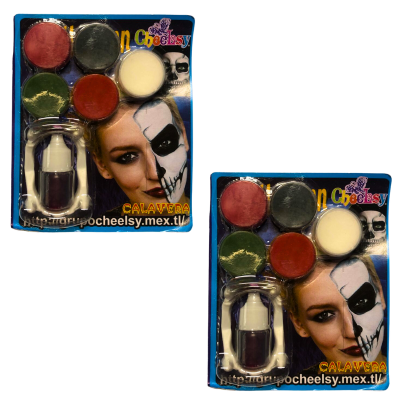 Maquillaje halloween chelsy chico sencillo