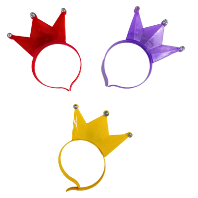 diadema corona luz led