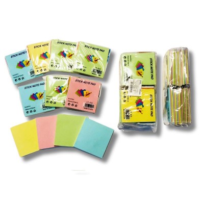 nota adhesiva de colores