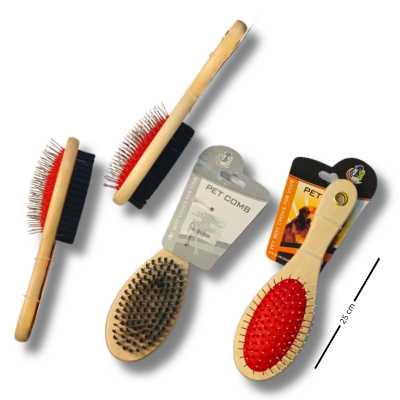 cepillo doble cara para mascotas