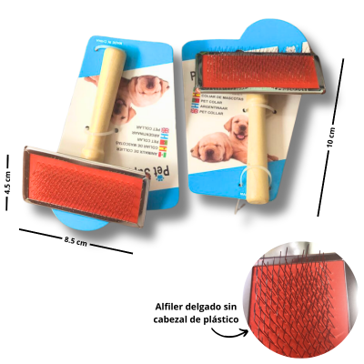 cepillo quita pelo para perro