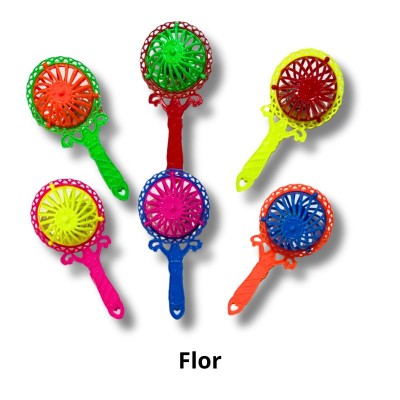 sonaja con cascabel de plástico