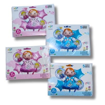 Set de globos de bautizos