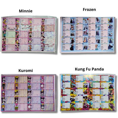 calcomanias de materias