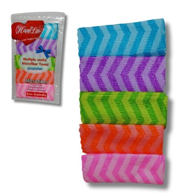 Toallas de Microfibra Happ-Life para Limpieza 5 Piezas