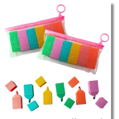 Set de Marcatextos Galleta de Nueve 6 Piezas