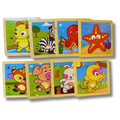 Rompecabezas Didáctico para Niños en Madera