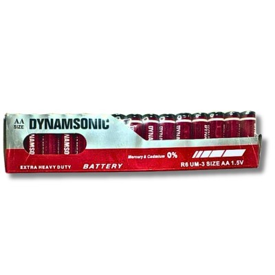Set de Pilas Dynamsonic AA (15 Paquetes de 4)
